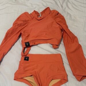 Kids Orange Matching Set